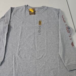 Gray Long Sleeve Men's Shirt